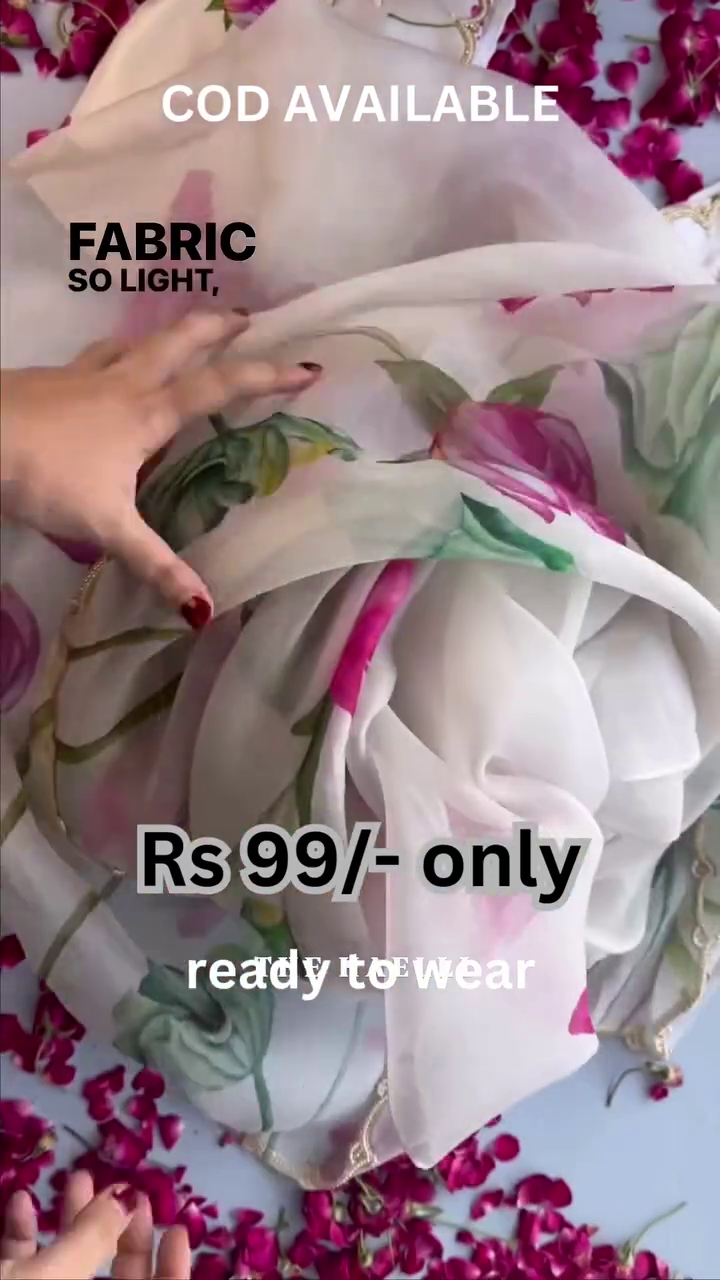 Trendy Waightless Designer Saree - Image 4