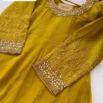 Floral Printed Tie-Up Neck Straight Kurta with Palazzos & Dupatta - Image 7
