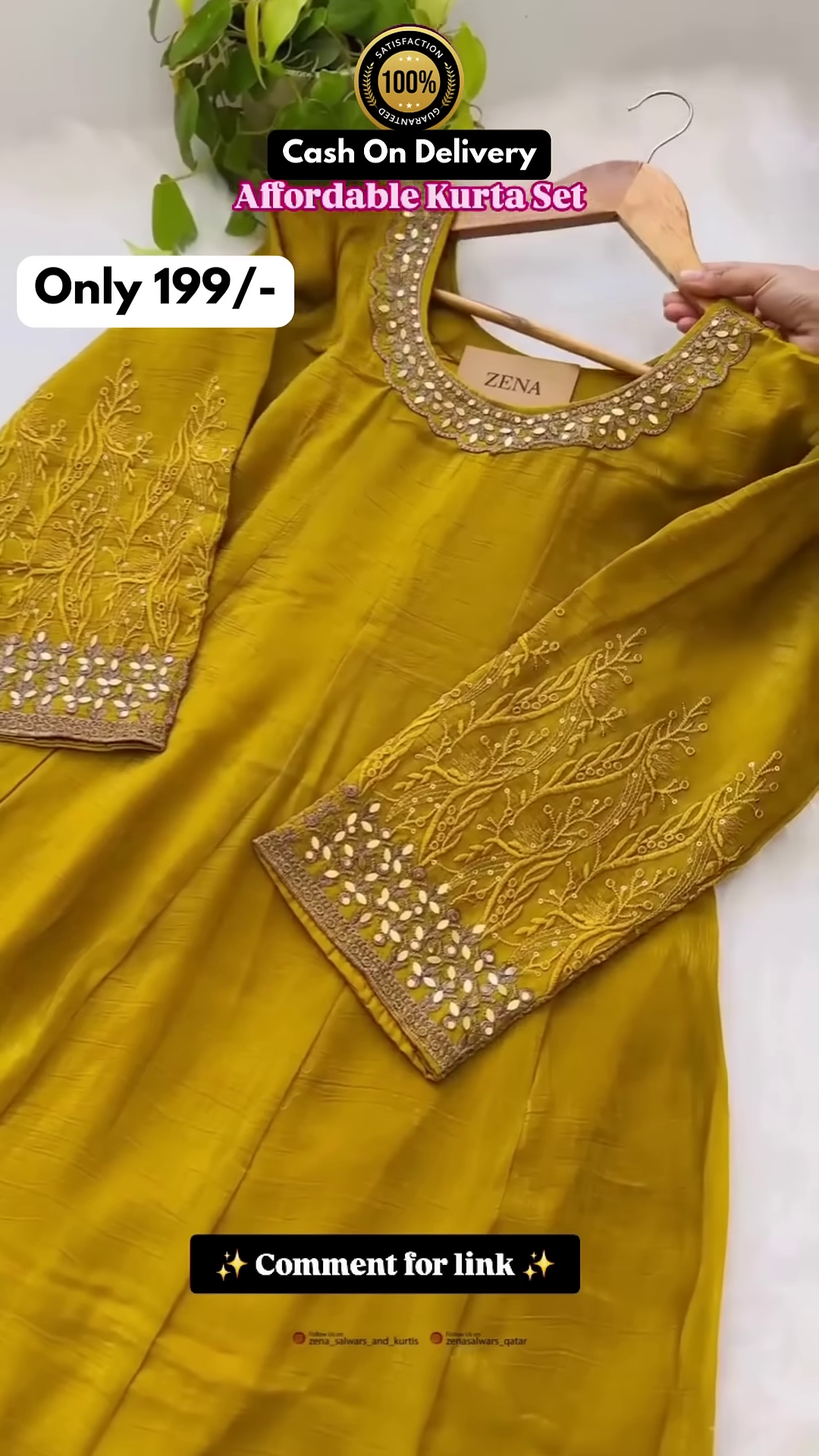 Floral Printed Tie-Up Neck Straight Kurta with Palazzos & Dupatta - Image 3