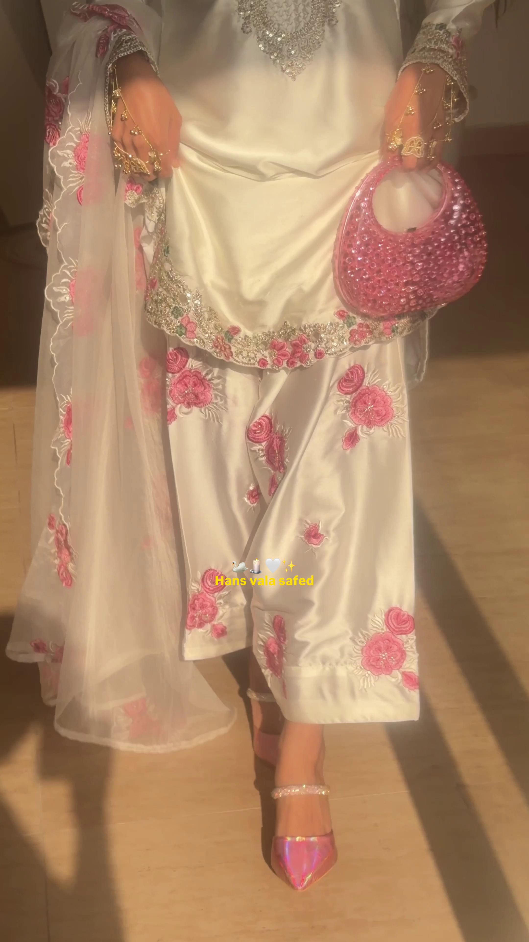 New Launching Designer Party Wear Look Top With Farshi Salwar Suit - Image 15