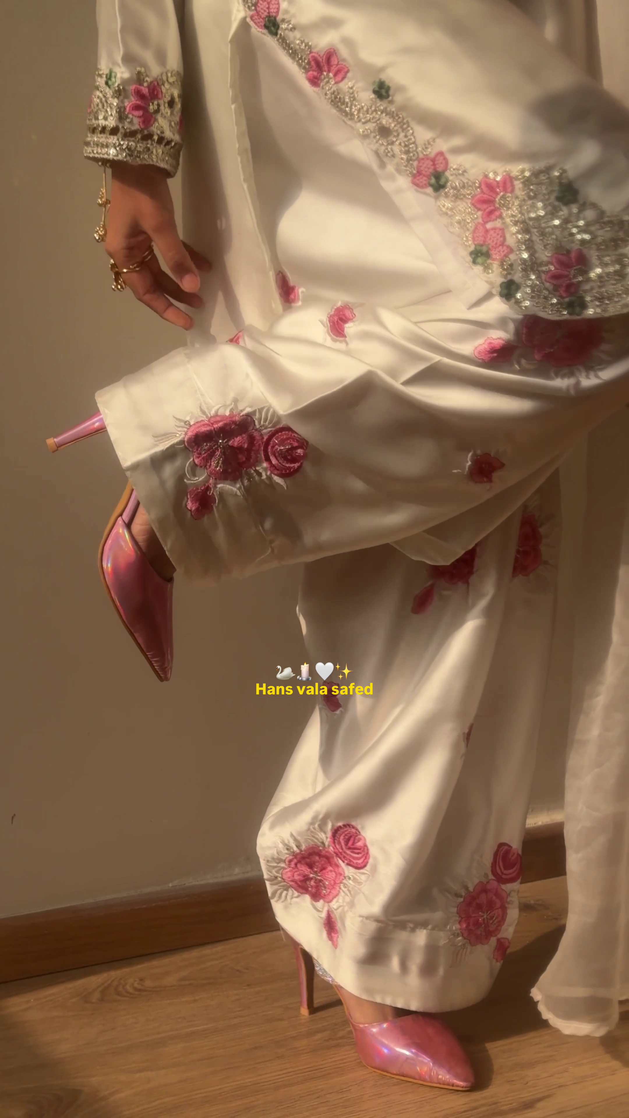 New Launching Designer Party Wear Look Top With Farshi Salwar Suit - Image 13