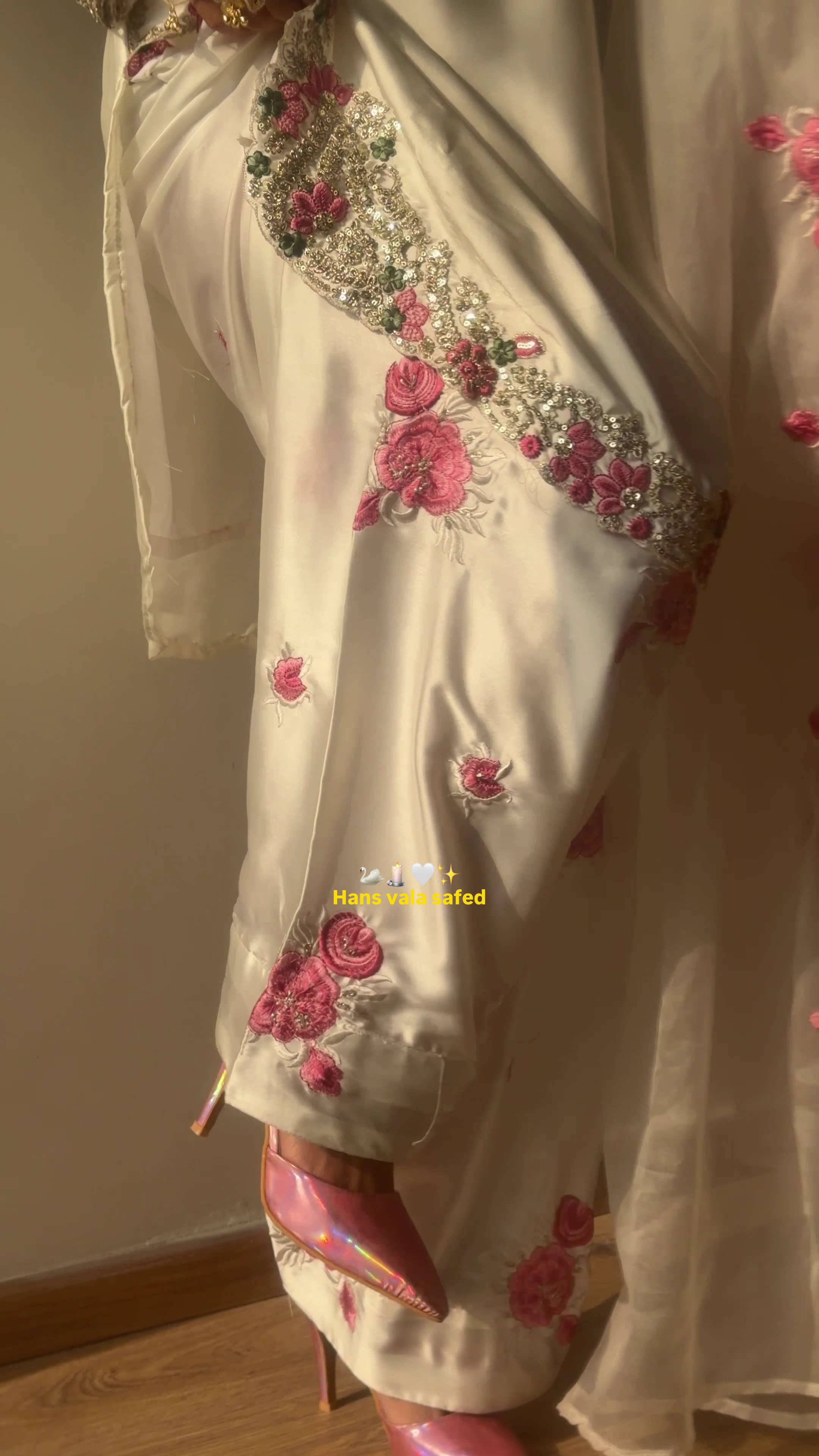 New Launching Designer Party Wear Look Top With Farshi Salwar Suit - Image 6