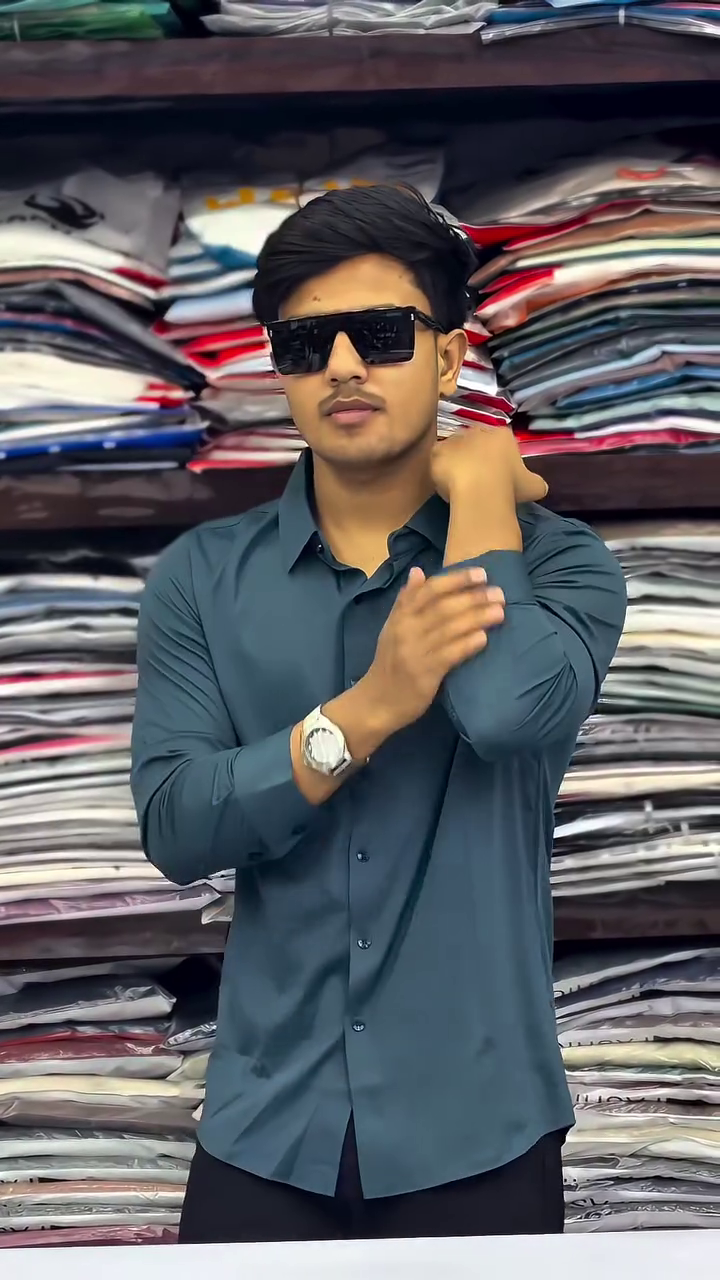 Men Comfort Fit Solid Spread Collar Casual Shirt - Image 15