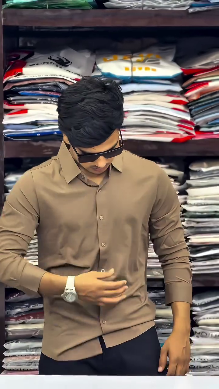 Men Comfort Fit Solid Spread Collar Casual Shirt - Image 13