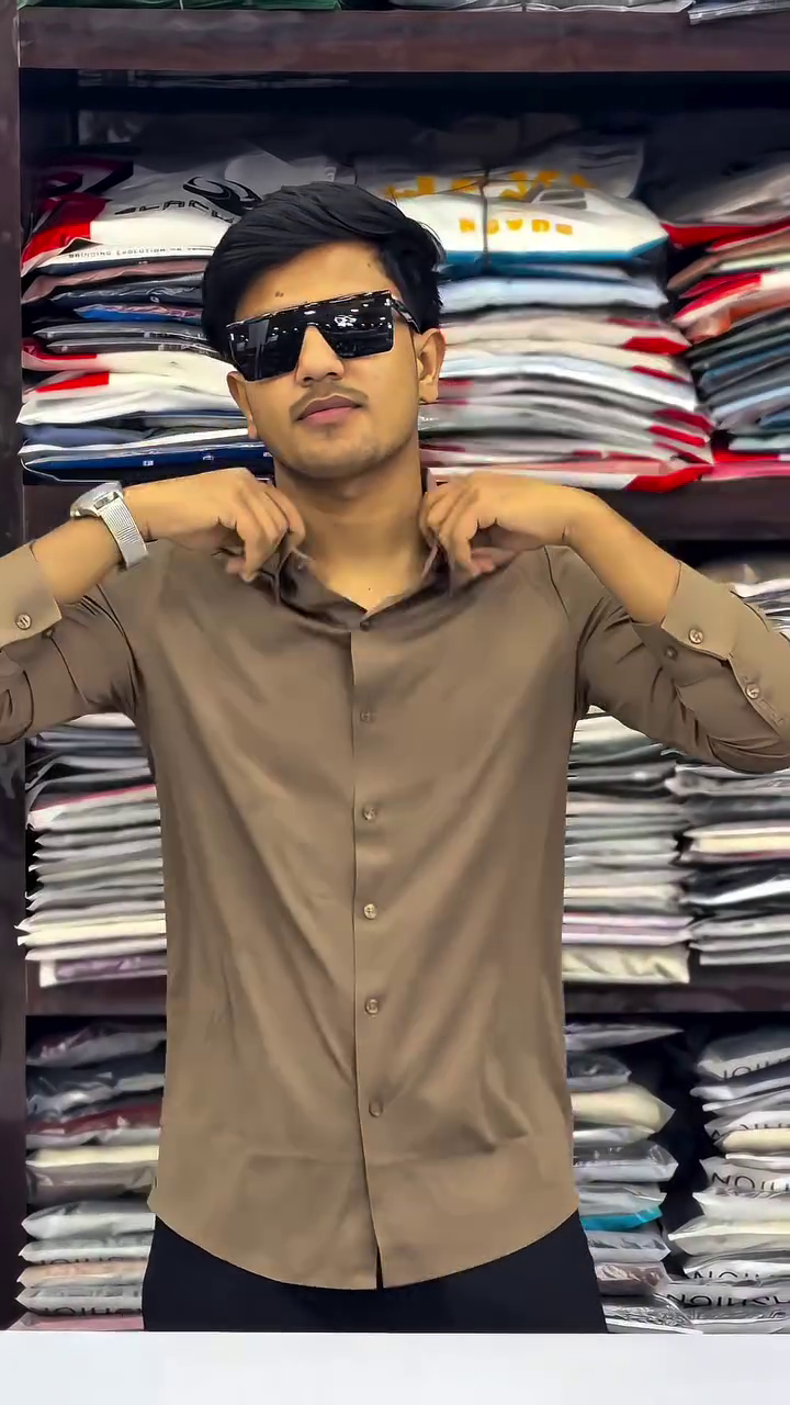 Men Comfort Fit Solid Spread Collar Casual Shirt - Image 12
