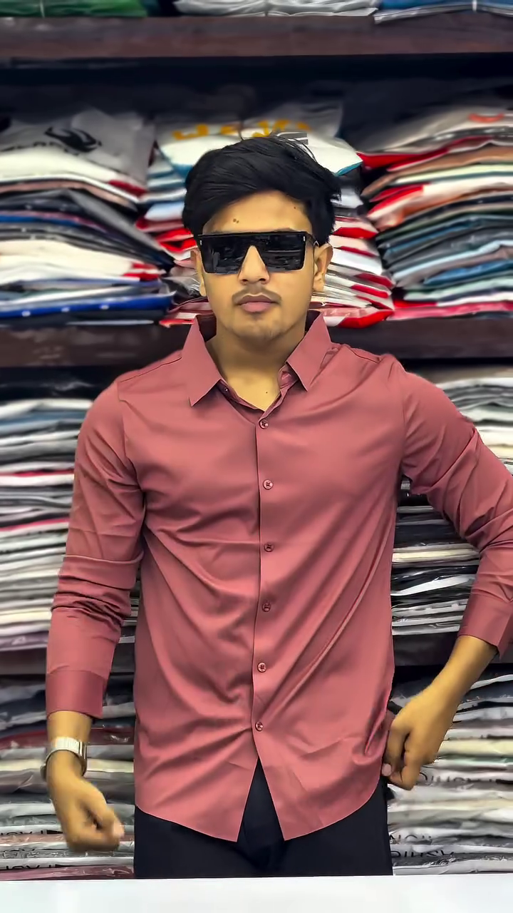 Men Comfort Fit Solid Spread Collar Casual Shirt - Image 6