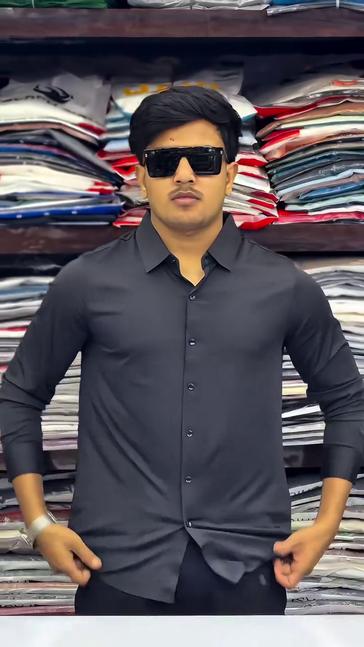 Men Comfort Fit Solid Spread Collar Casual Shirt - Image 5